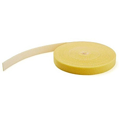 StarTech 25ft. Hook and Loop Roll - Yellow - Cable Management (HKLP25YW)