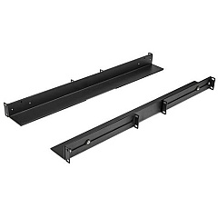 StarTech 1U 19" Server Rack Rails 24-36" Adjustable Depth /Universal 4 Post Network/Server/UPS Equipment Mounting Rack Mount Rail Kit (UNIRAILS1UB)