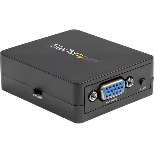 StarTech 1080p VGA to RCA and S-Video Converter - USB Powered - High Resolution VGA Input with Dynamic Scaling (VGA2VID2)