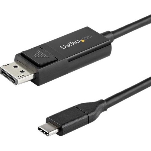StarTech 6ft (2m) USB C to DisplayPort 1.2 Cable 4K 60Hz - Reversible DP to USB-C / USB-C to DP Video Adapter Monitor Cable HBR2/HDR (CDP2DP2MBD)