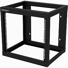 StarTech 9U 19" Wall Mount Network Rack - 17" Deep Open Frame for Server Room AV/Data/Patch Panel/IT/Computer Equipment w/Cage Nuts (RK919WALLO)
