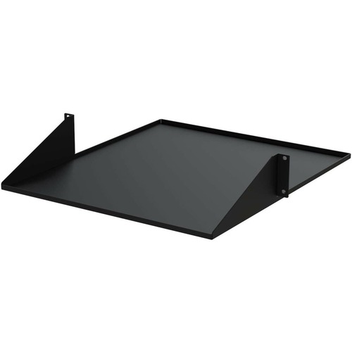 StarTech 2U 19" 2-Post Network Rack Cabinet Shelf 20in Deep Center Mount Cantilever Tray Rackmount for AV/Data Equipment 75lb Capacity (CABSHF2POST2)