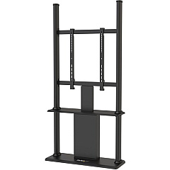 StarTech Digital Signage Display Stand - Black - Locking - Cable Management - Portrait Kiosk Enclosure (DSIGNAGESTND)