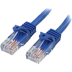 StarTech 7 ft Blue Snagless Cat5e UTP Patch Cable (RJ45PATCH7) StarTech 7 ft Blue Snagless Cat5e UTP Patch Cable (RJ45PATCH7)