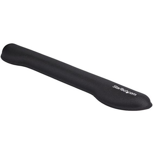 StarTech Foam Keyboard Wrist Rest - Ergonomic Wrist Support - Padded Keyboard Desk Cushion for Typing - Black Computer Hand & Arm Rest (WRSTRST)