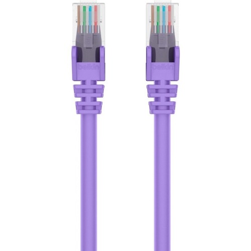 Belkin RJ45 Category 6 Snagless Patch Cable (A3L98075PURS)