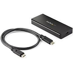 StarTech USB-C 10Gbps M.2 NVMe PCIe SSD Enclosure - 1GB/s Rugged Aluminum M.2 PCI Express M-Key Case IP67 Rated - Mac/PC (M2E1BRU31C)