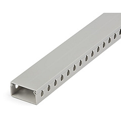 StarTech Cable Management Raceway with Cover 2"(50mm)W x 1"(25mm)H, 6.5ft(2m) length, 3/8"(8mm) Slots, Wall Wire Duct, UL Listed (CBMWD5025)