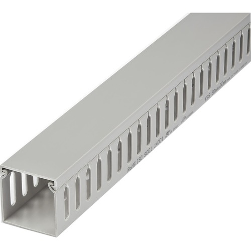 StarTech Cable Management Raceway with Cover 2"(50mm)W x 2"(50mm)H, 6.5ft(2m) length, 3/8"(8mm) Slots, Wall Wire Duct, UL Listed (CBMWD5050)