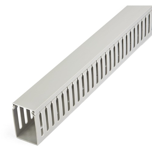 StarTech Cable Management Raceway with Cover 2"(50mm)W x 3"(75mm)H, 6.5ft(2m) length, 3/8"(8mm) Slots, Wall Wire Duct, UL Listed (CBMWD5075)