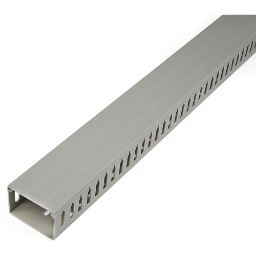 StarTech Cable Management Raceway with Cover 3"(75mm)W x 2"(50mm)H, 6.5ft(2m) length, 3/8"(8mm) Slots, Wall Wire Duct, UL Listed (CBMWD7550)