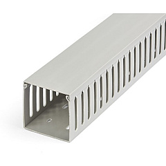 StarTech Cable Management Raceway with Cover 3"(75mm)W x 3"(75mm)H, 6.5ft(2m) length, 3/8"(8mm) Slots, Wall Wire Duct, UL Listed (CBMWD7575)