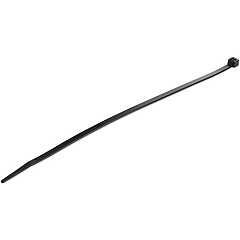 StarTech 10"(25cm) Cable Ties, 2-5/8"(68mm) Dia, 50lb(22kg) Tensile Strength, Nylon Self Locking Ties, UL Listed, 1000 Pack, Black (CBMZT10BK)