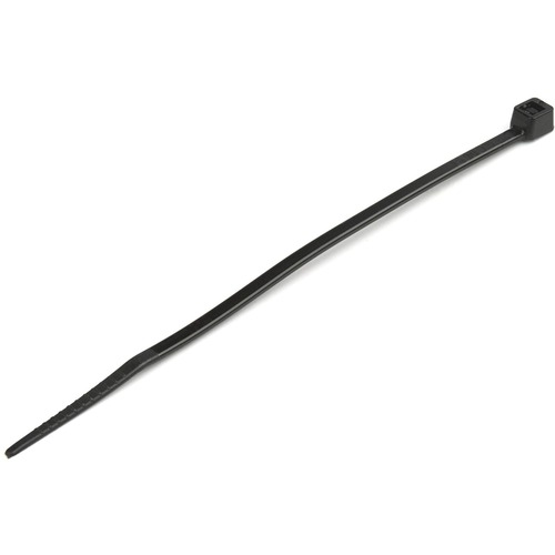 StarTech 4"(10cm) Cable Ties, 7/8"(22mm) Dia, 18lb(8kg) Tensile Strength, Nylon Self Locking Zip Ties, UL Listed, 1000 Pack, Black (CBMZT4BK)