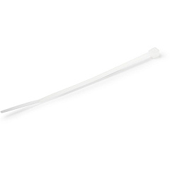 StarTech 4"(10cm) Cable Ties, 7/8"(22mm) Dia, 18lb(8kg) Tensile Strength, Nylon Self Locking Zip Ties, UL Listed, 1000 Pack, White (CBMZT4NK)