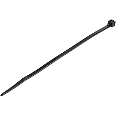 StarTech 6"(15cm) Cable Ties, 1-3/8"(39mm) Dia, 40lb(18kg) Tensile Strength, Nylon Self Locking Zip Ties, UL Listed, 1000 Pack, Black (CBMZT6BK)