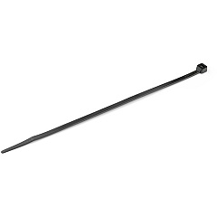 StarTech 8"(20cm) Cable Ties, 2-1/8"(55mm) Dia, 50lb(22kg) Tensile Strength, Nylon Self Locking Zip Ties, UL Listed, 1000 Pack, Black (CBMZT8BK)