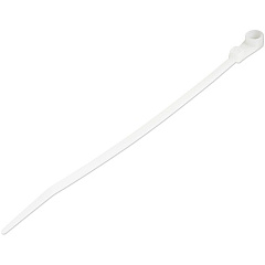 StarTech 6"(15cm) Cable Ties with Mounting Hole, 1-1/2"(40mm) Dia, 40lb(18kg) Tensile Strength, Nylon Zip Ties, UL Listed, 100 Pack (CBMZTS10N6)