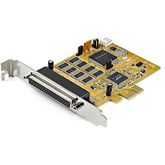 StarTech 8-Port PCI Express RS232 Serial Adapter Card - PCIe to Serial DB9 RS232 Controller Card - 16C1050 UART - 15kV ESD - Win/Linux (PEX8S1050)