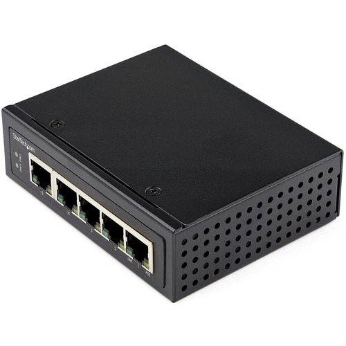 StarTech Industrial 5 Port Gigabit PoE Switch 30W - Power Over Ethernet Switch - GbE POE+ Network Switch - Unmanaged - IP-30 (IESC1G50UP)