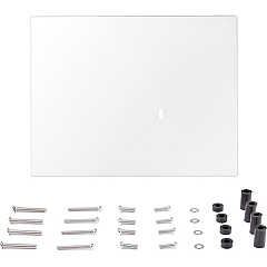 StarTech Acrylic Shield/Sneeze Guard - Clear Protective Cough Barrier/Screen for Office Desk - For VESA Mounted Monitors - 35"x45" (MONPROTECT)