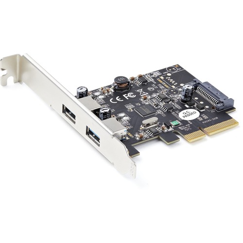 StarTech 2-Port USB PCIe Card 10Gbps/port - USB 3.1/3.2 Gen 2 Type-A PCI Express 3.0 x2 Host Controller Expansion Card - Windows/Linux (PEXUSB312A3)