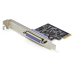 StarTech 1-Port Parallel PCIe Card, PCI Express to Parallel DB25 LPT Adapter Card, Desktop Expansion Controller for Printer, SPP/ECP (PEX1P2)