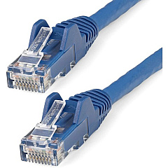 StarTech 3m(10ft) CAT6 Ethernet Cable, LSZH (Low Smoke Zero Halogen) 10 GbE Snagless 100W PoE UTP RJ45 Blue Network Patch Cord, ETL (N6LPATCH10BL)