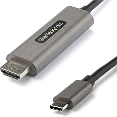 StarTech 16ft (5m) USB C to HDMI Cable 4K 60Hz with HDR10, Ultra HD USB Type-C to HDMI 2.0b Video Adapter Cable, DP 1.4 Alt Mode HBR3 (CDP2HDMM5MH)