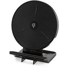 StarTech 15W Qi Wireless Charging Stand, Universal Qi Certified Wireless Charger Stand or Pad, For iPhone/Samsung Galaxy/Google Pixel (QWCHSTAND)