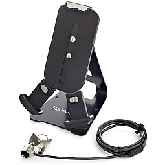 StarTech Secure Tablet Stand with K-Slot Cable Lock, Locking Universal Holder for 7.9"-13" Tablets, Adjustable, Security Tablet Mount (SECTBLTDT)