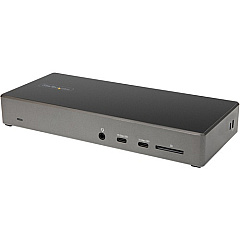 StarTech USB C Dock, Triple 4K Monitor USB-C Docking Station with DP 1.4 & DSC, 2x DisplayPort & 1x HDMI, 100W PD, 6x USB (2x 10Gbps) (DK31C2DHSPD)