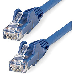 StarTech 35ft (10.7m) CAT6 Ethernet Cable, LSZH (Low Smoke Zero Halogen) 10 GbE Snagless 100W PoE UTP RJ45 Blue Network Patch Cord ETL (N6LPATCH35BL)