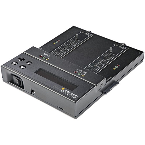 StarTech Standalone M.2 NVMe Duplicator and Eraser, External SSD/HDD Cloner/Wiper, M.2 PCIe AHCI/NVMe, M.2 SATA, 2.5"/3.5" SATA Drives (SM2DUPE11)