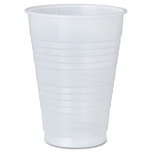 Dart Conex Galaxy Polystyrene Plastic Cold Cups, 12 oz, Translucent, 500/Carton (Y12TPFTPK)