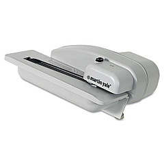 Martin Yale Model 1628 Electric Desktop Letter Opener, 7 3/4", Gray
