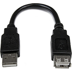 StarTech 6in USB 2.0 Extension Adapter Cable A to A - M/F (USBEXTAA6IN) StarTech 6in USB 2.0 Extension Adapter Cable A to A - M/F (USBEXTAA6IN)