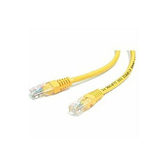 StarTech 1 ft Yellow Molded Cat5e UTP Patch Cable (M45PATCH1YL)