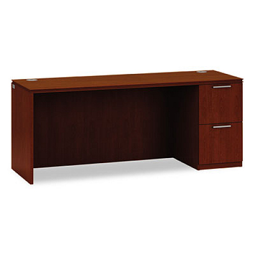 HON Arrive Single Pedestal Credenza, Right, 72w x 24d x 29.5h, Henna Cherry (VW271RC1Z9JJ)