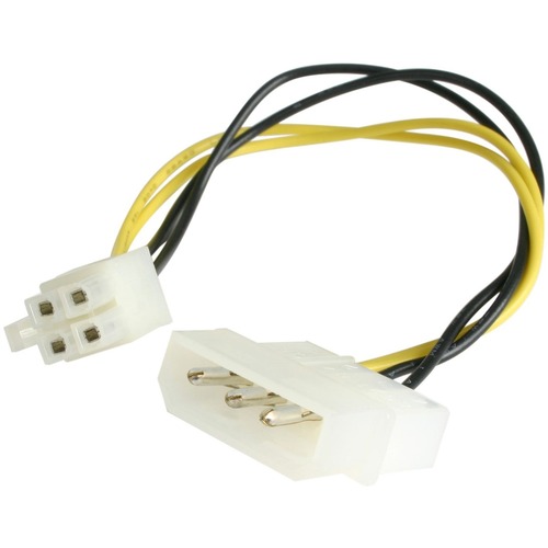 StarTech Power cable adapter - 4 pin internal power (F) - 4 pin ATX12V (M) - 15.2 cm (LP4P4ADAP)