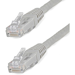 StarTech 3ft CAT6 Ethernet Cable - Gray Molded Gigabit - 100W PoE UTP 650MHz - Category 6 Patch Cord UL Certified Wiring/TIA (C6PATCH3GR)
