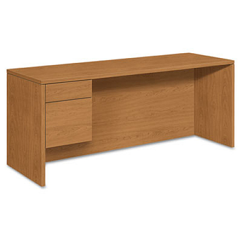 HON 10500 Series 3/4-Height Left Pedestal Credenza, 72w x 24d x 29.5h, Harvest (10546LCC)