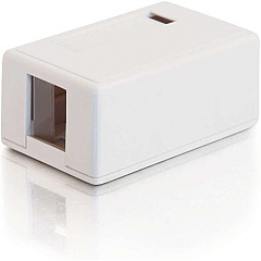 C2G 1-Port Keystone Jack Surface Mount Box - White (03831) C2G 1-Port Keystone Jack Surface Mount Box - White (03831)