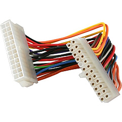 StarTech Power extension cable - 24 pin ATX (M) - 24 pin ATX (F) - 20 cm (ATX24POWEXT)