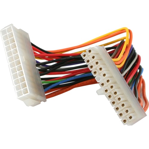 StarTech Power extension cable - 24 pin ATX (M) - 24 pin ATX (F) - 20 cm (ATX24POWEXT)