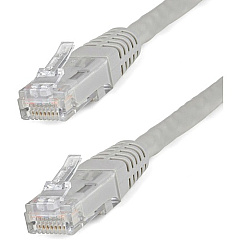 StarTech 20ft CAT6 Ethernet Cable - Gray Molded Gigabit - 100W PoE UTP 650MHz - Category 6 Patch Cord UL Certified Wiring/TIA (C6PATCH20GR)