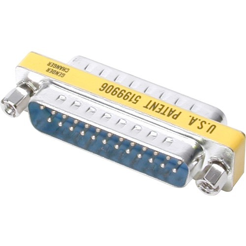 StarTech DB25 Slimline Gender Changer M/M - Cable Adapter (GC25SM)