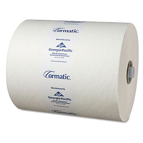 Georgia Pacific Professional Hardwound Roll Towels, 8.25" x 700 ft, White, 6 Rolls/Carton (2930P)