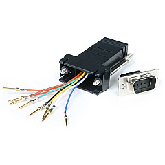 StarTech DB9 to RJ45 Modular Adapter - M/F - Serial adapter - DB-9 (M) - RJ-45 (F) (GC98MF) StarTech DB9 to RJ45 Modular Adapter - M/F - Serial adapter - DB-9 (M) - RJ-45 (F) (GC98MF)