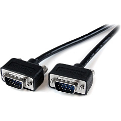 StarTech 10 ft Low Profile High Resolution Monitor VGA Cable - HD15 M/M (MXT101MMLP10)